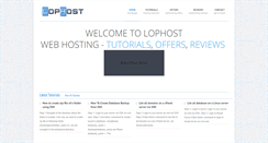 Desktop Screenshot of lophost.com